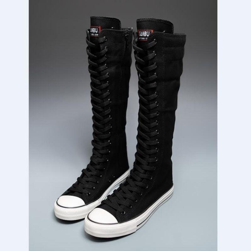 Novidade 2025: Tênis Cano Alto - Knee High Boots Women avaliação e preço