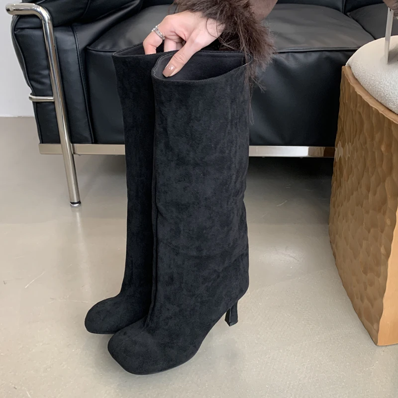 Eilyken inverno estilo de rua  - Knee High Boots Women avaliação e preço