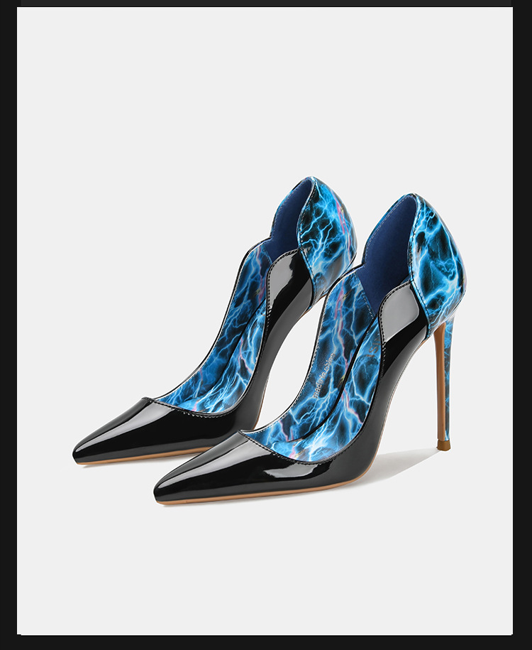 Sapatos de Salto Alto Feminino - Court Heel Pointed avaliação e preço