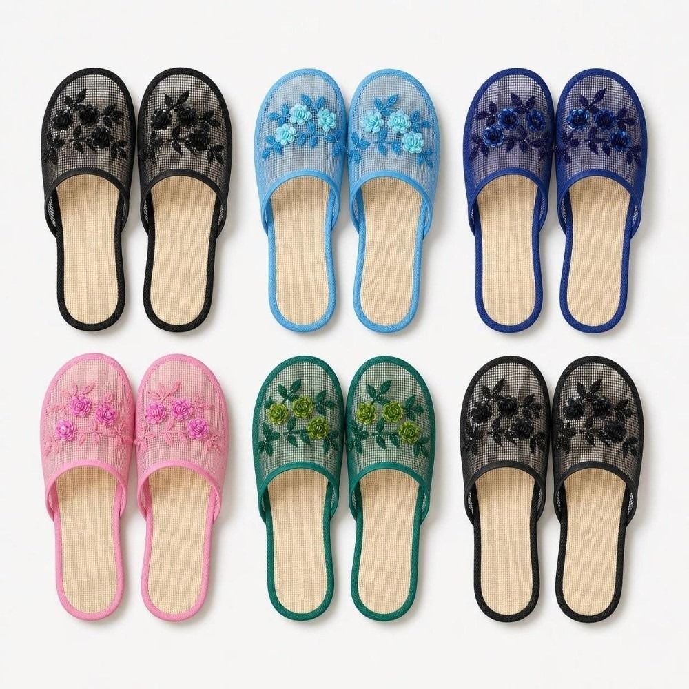 Sandálias Casuais de Malha com - Mule Slip On avaliação e preço