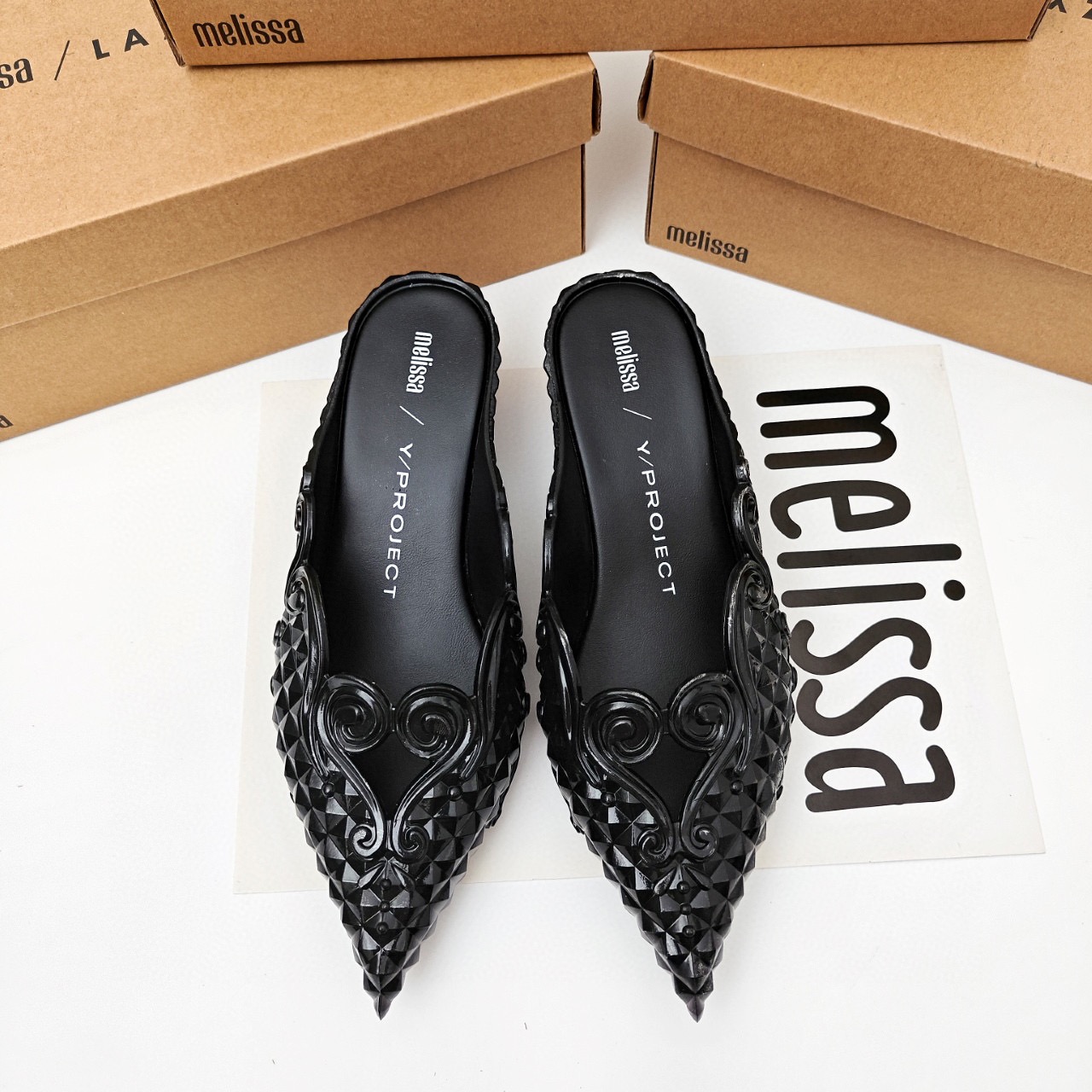 Mini melissa tribunal apontou  - Court Heel Pointed avaliação e preço