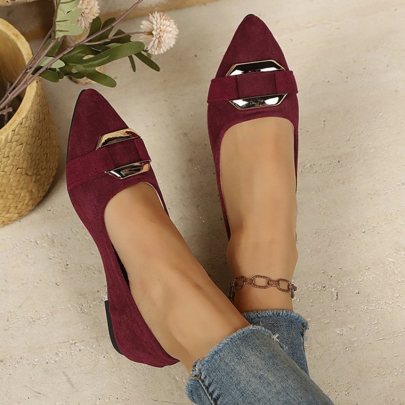 Sapatos Planos de Camurça com  - Women'S Shoes Clogs avaliação e preço