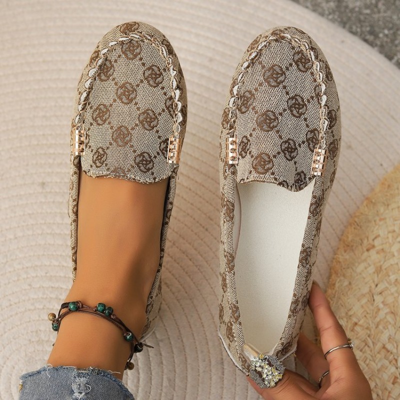 Women Flats Shoes Luxury Print - Women Shoes Tennis avaliação e preço