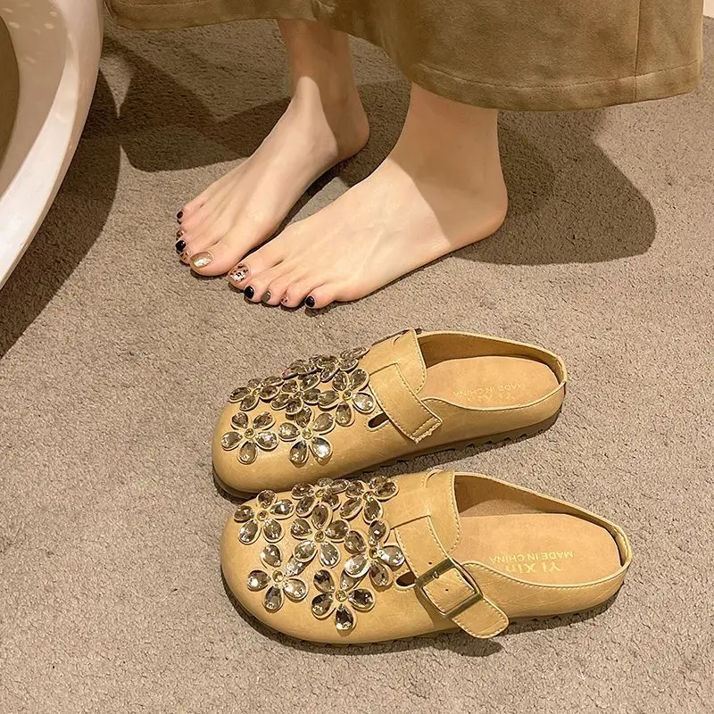 Mules Femininos Florais com Fi - Women'S Shoes Clogs avaliação e preço