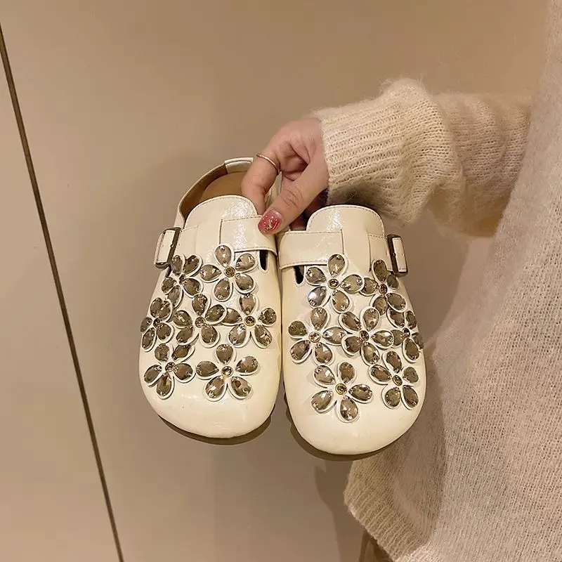 Mules Femininos Florais com Fi - Women'S Shoes Clogs avaliação e preço