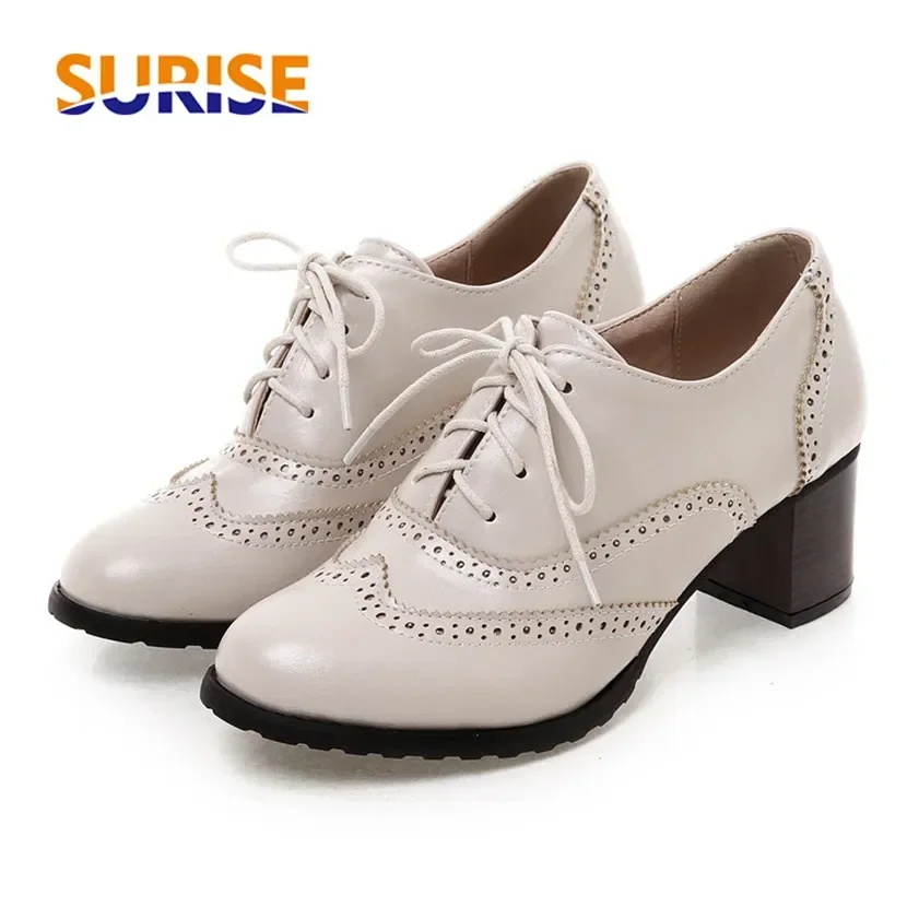 Mulheres britânicas oxfords sa - Oxford Lace Up Women avaliação e preço