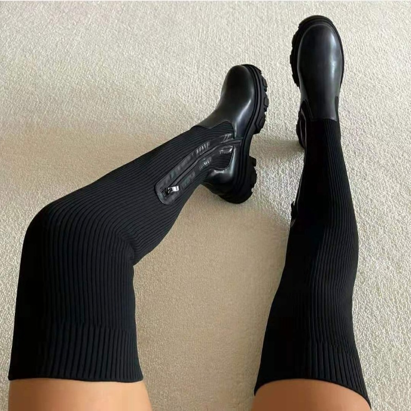 2025 sapatos de inverno mulher - Sock Boot Women avaliação e preço