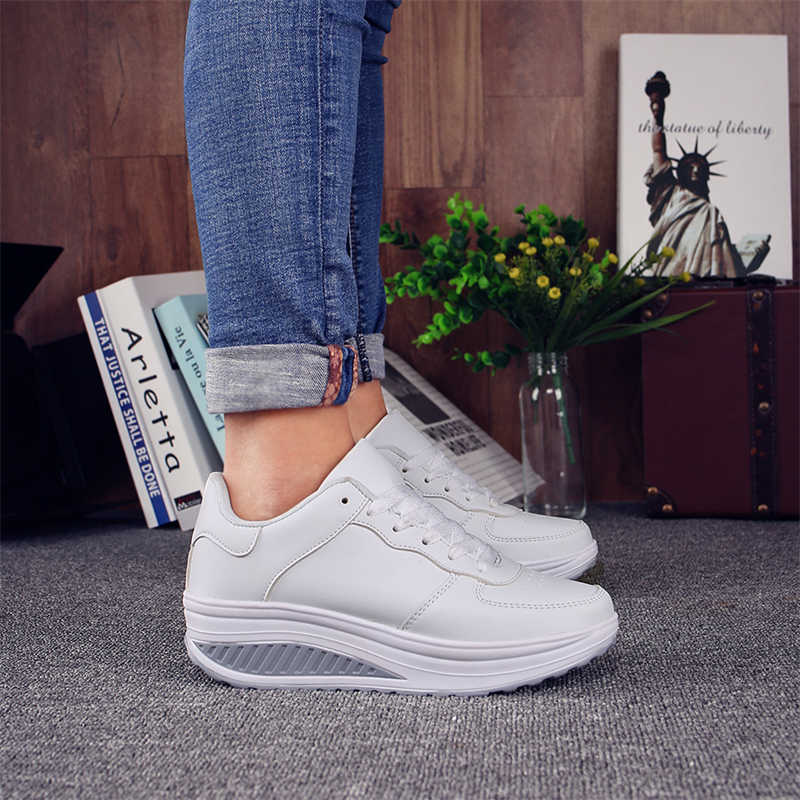 Couro sintético ecoleather sal - Oxford Lace Up Women avaliação e preço